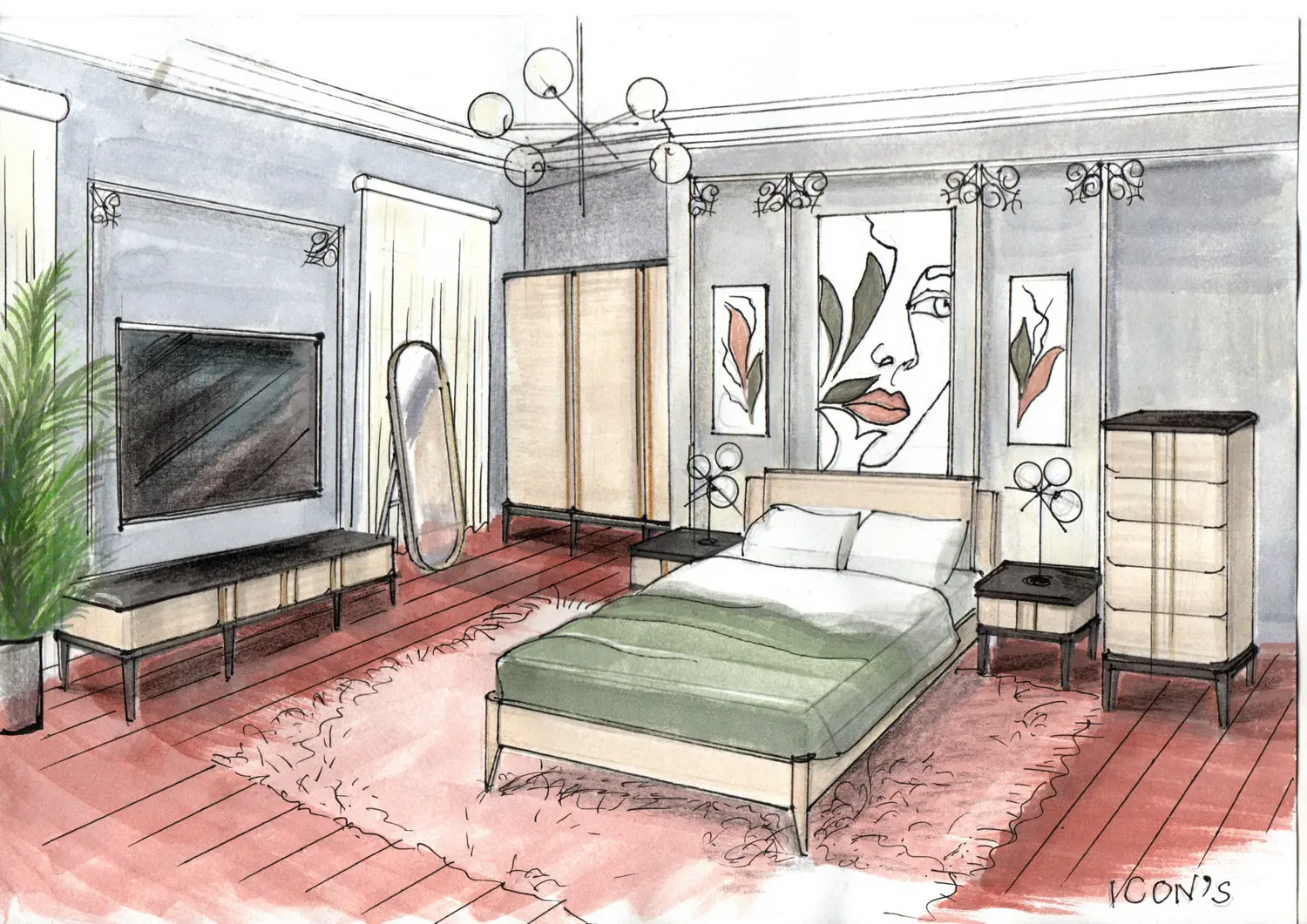 Спальня ICON'S